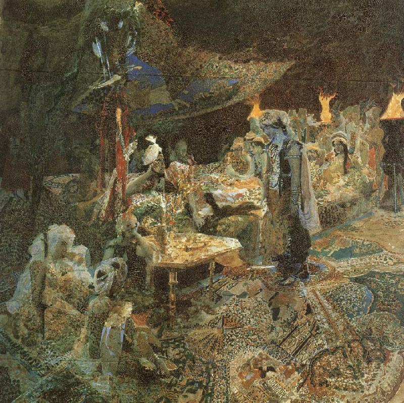 Mikhail Vrubel An Oriental Fairy-Tale oil painting image